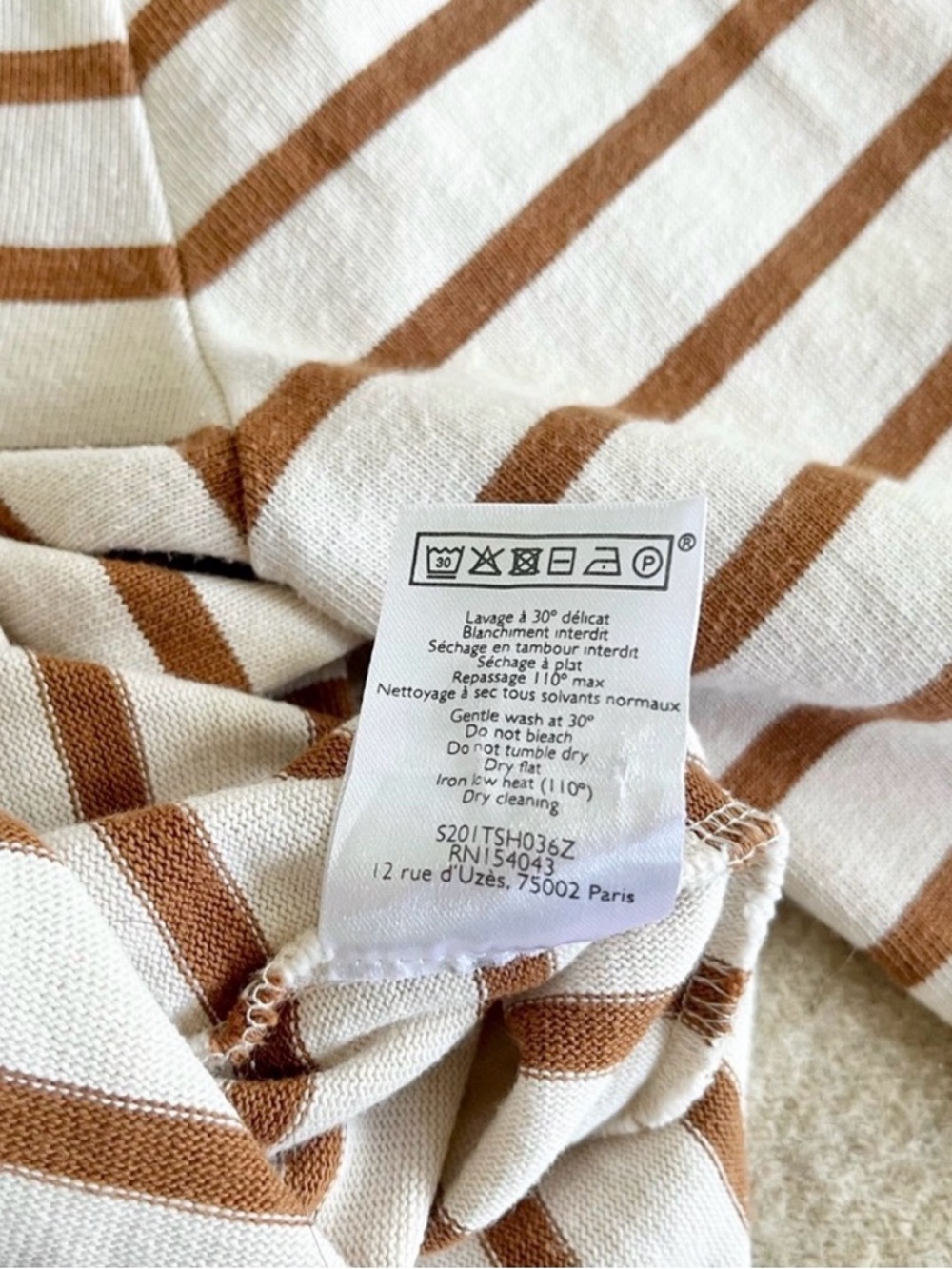 Sezane Colette Marinière sailor stripe top - Picture 9 of 10